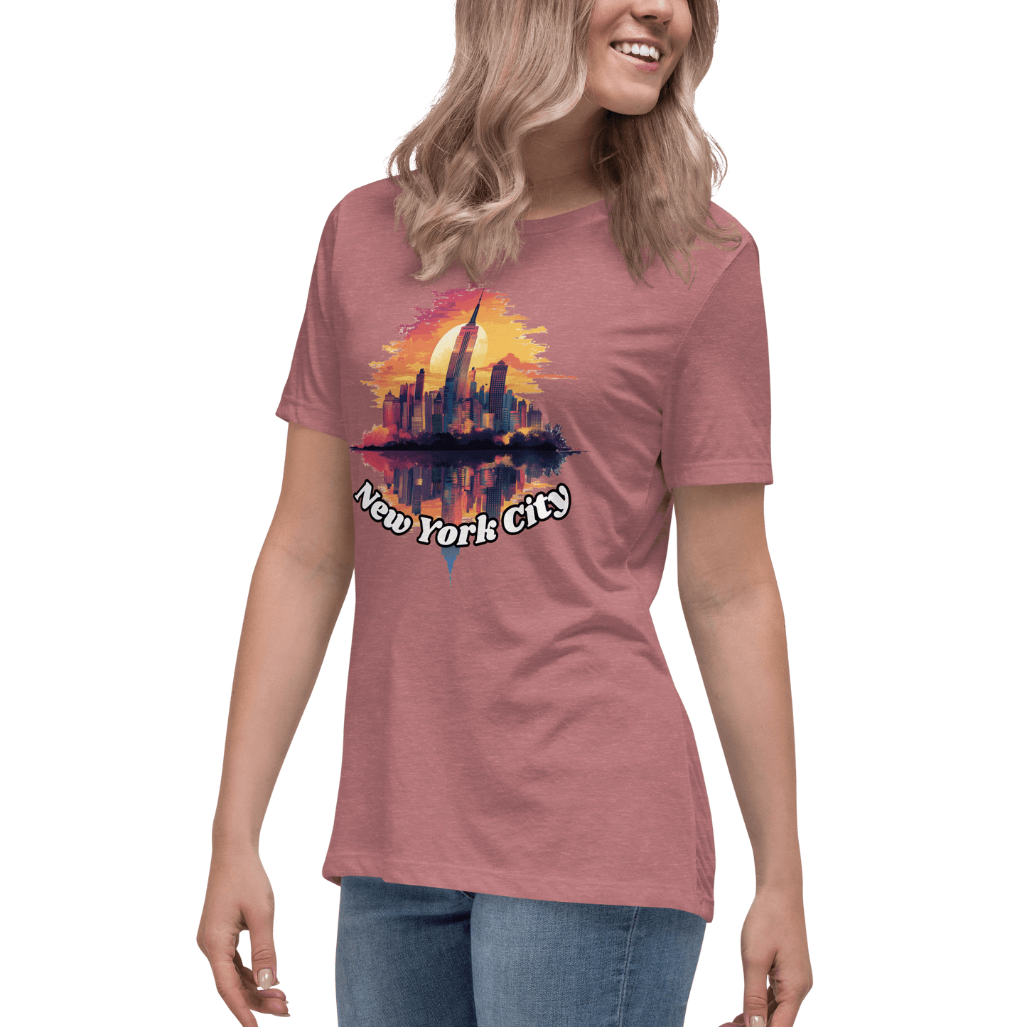 Lockeres Damen T-Shirt "New York City" - Artexio