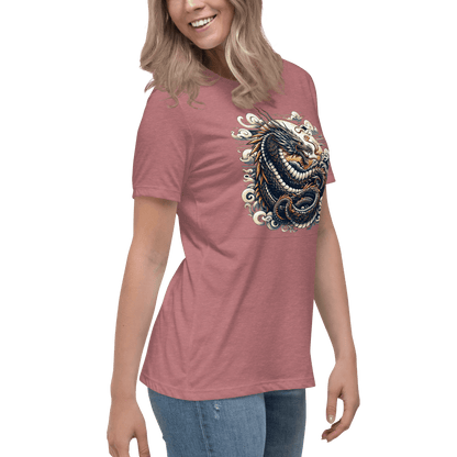 Loose ladies T-shirt "Dragon"