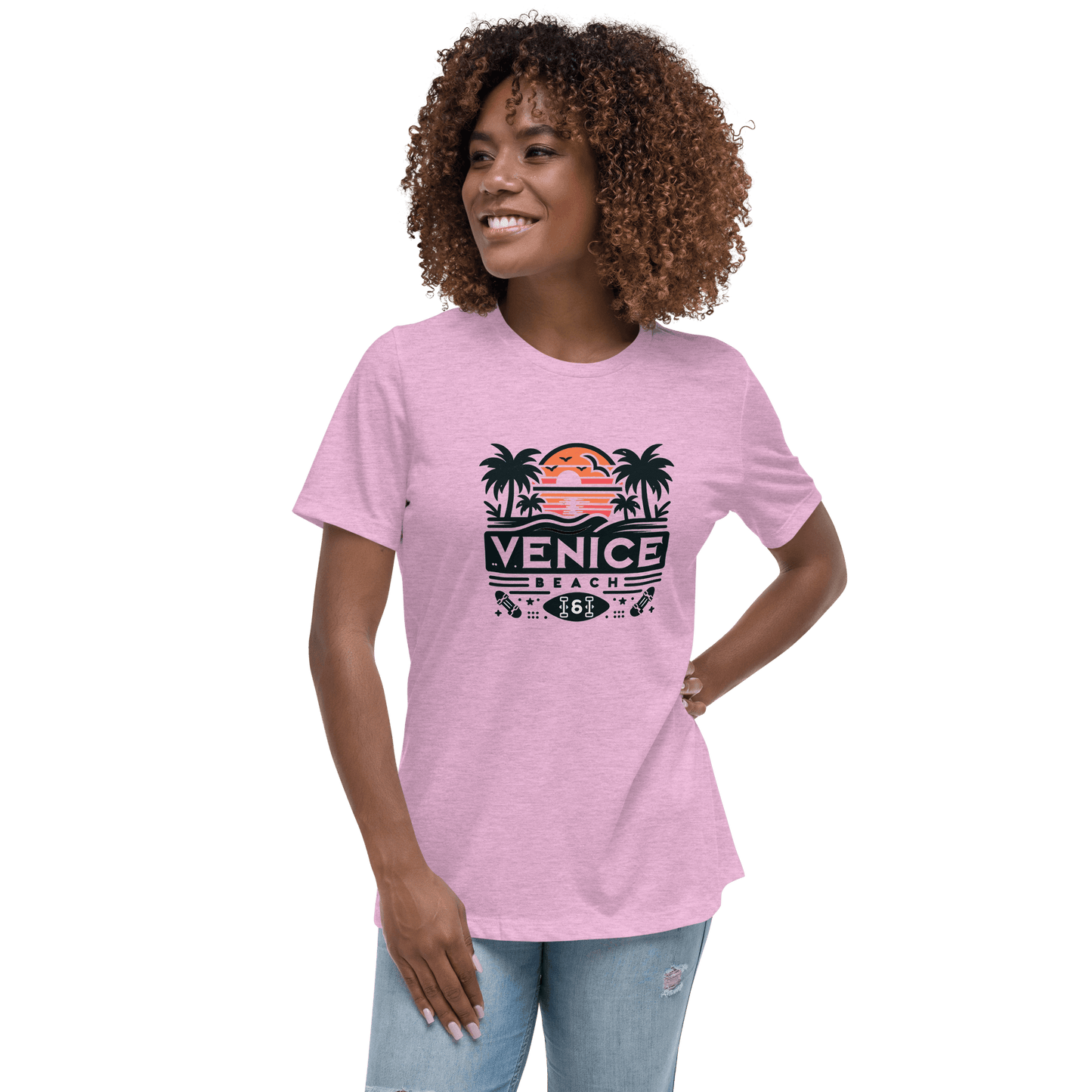 Lockeres Damen T-Shirt "Venice Beach" - Artexio