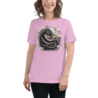 Loose ladies T-shirt "Dragon"