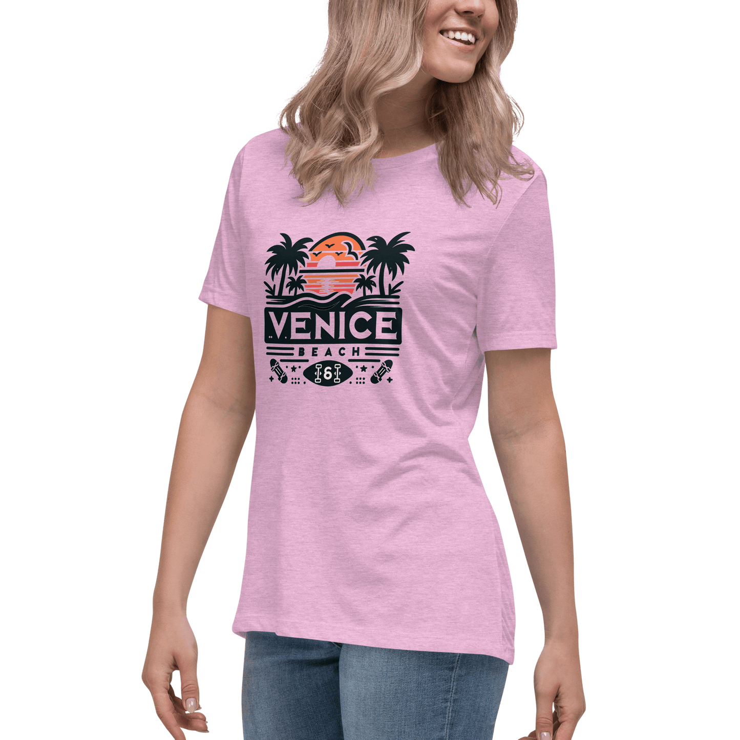 Lockeres Damen T-Shirt "Venice Beach" - Artexio