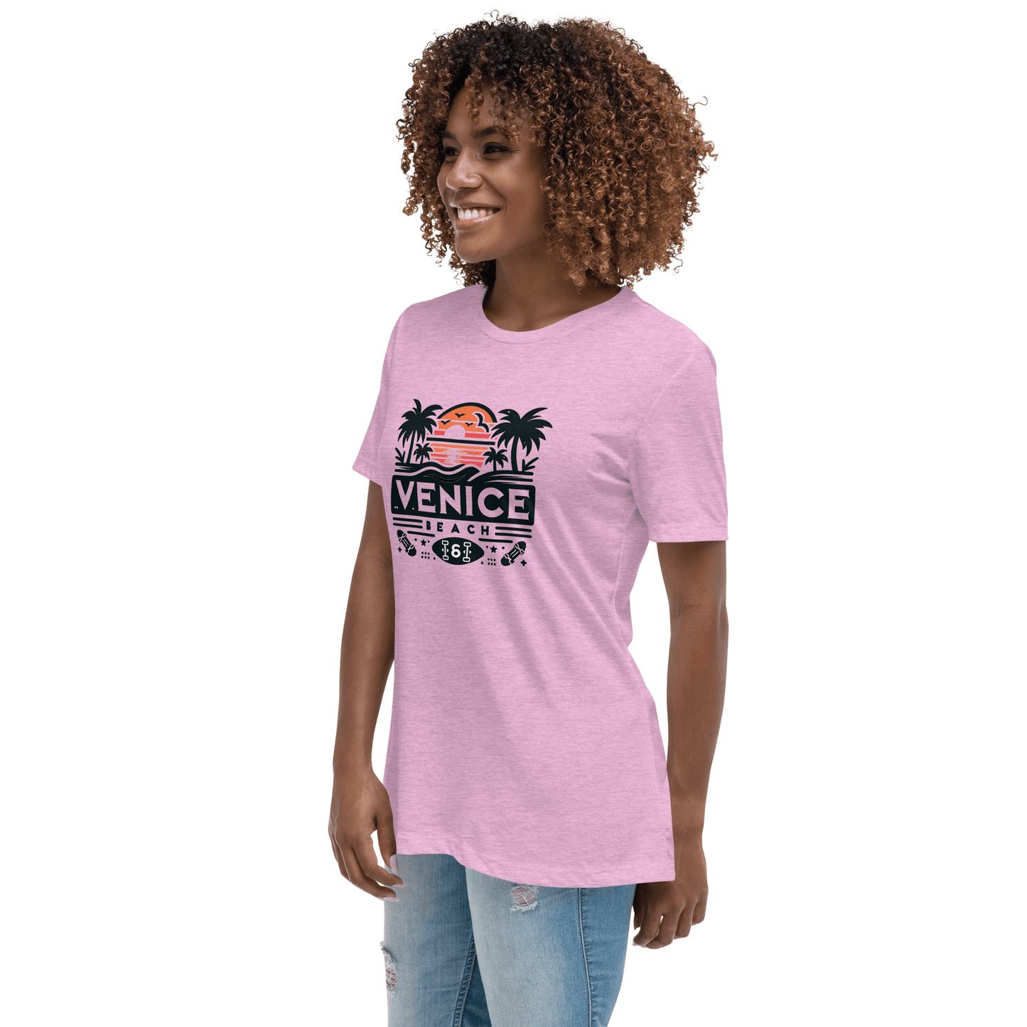 Lockeres Damen T-Shirt "Venice Beach" - Artexio