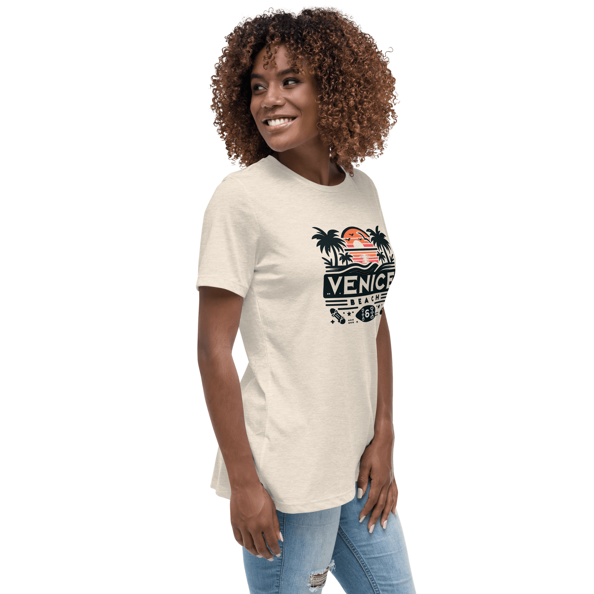 Lockeres Damen T-Shirt "Venice Beach" - Artexio