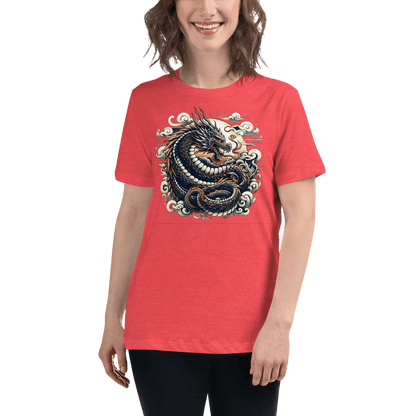 Loose ladies T-shirt "Dragon"