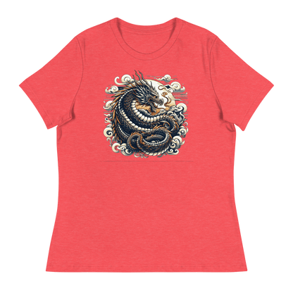 Loose ladies T-shirt "Dragon"