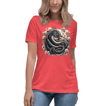 Loose ladies T-shirt "Dragon"