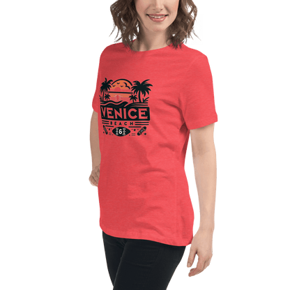 Lockeres Damen T-Shirt "Venice Beach" - Artexio