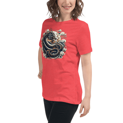 Loose ladies T-shirt "Dragon"