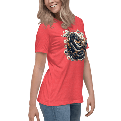 Loose ladies T-shirt "Dragon"