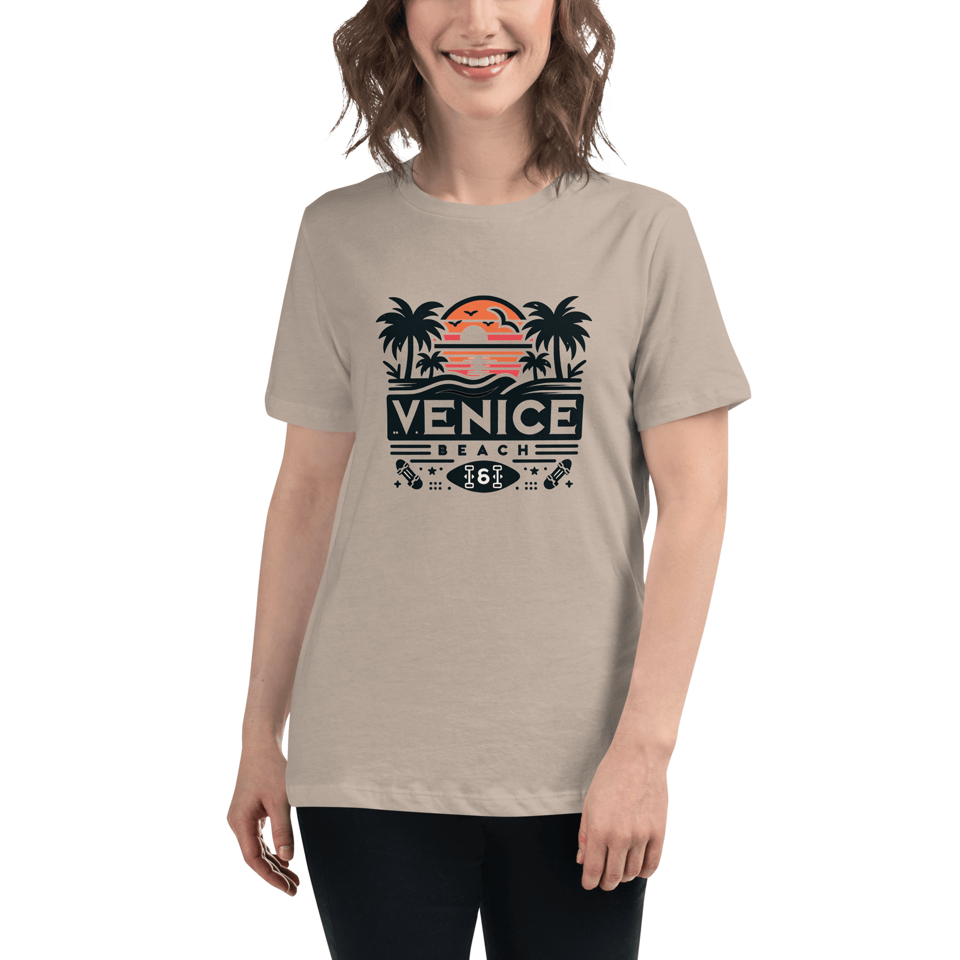 Lockeres Damen T-Shirt "Venice Beach" - Artexio