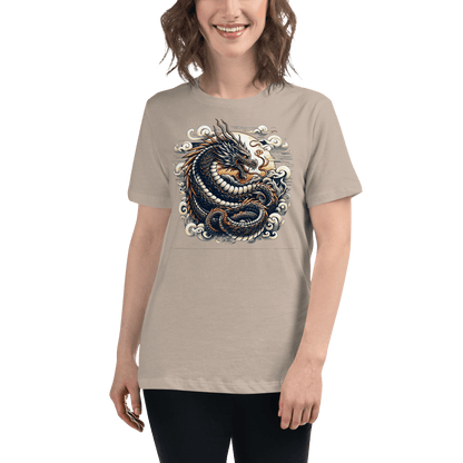 Loose ladies T-shirt "Dragon"