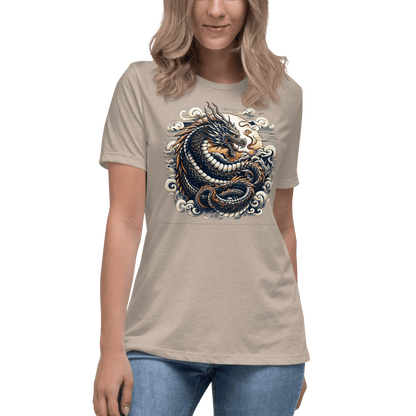 Loose ladies T-shirt "Dragon"