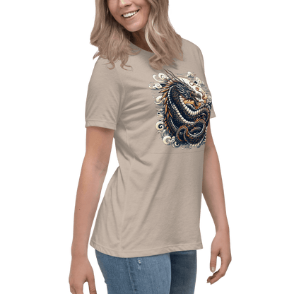 Loose ladies T-shirt "Dragon"