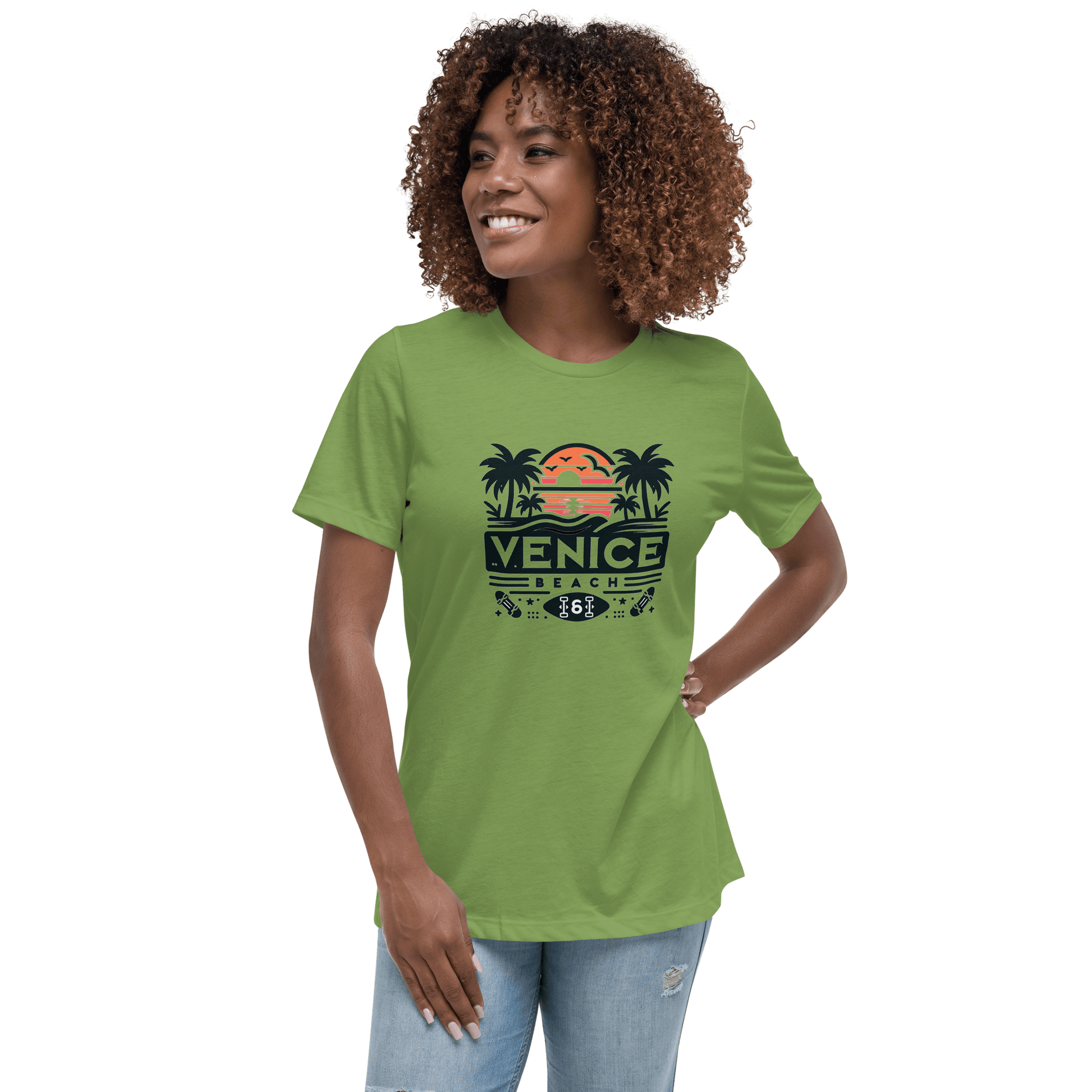 Lockeres Damen T-Shirt "Venice Beach" - Artexio