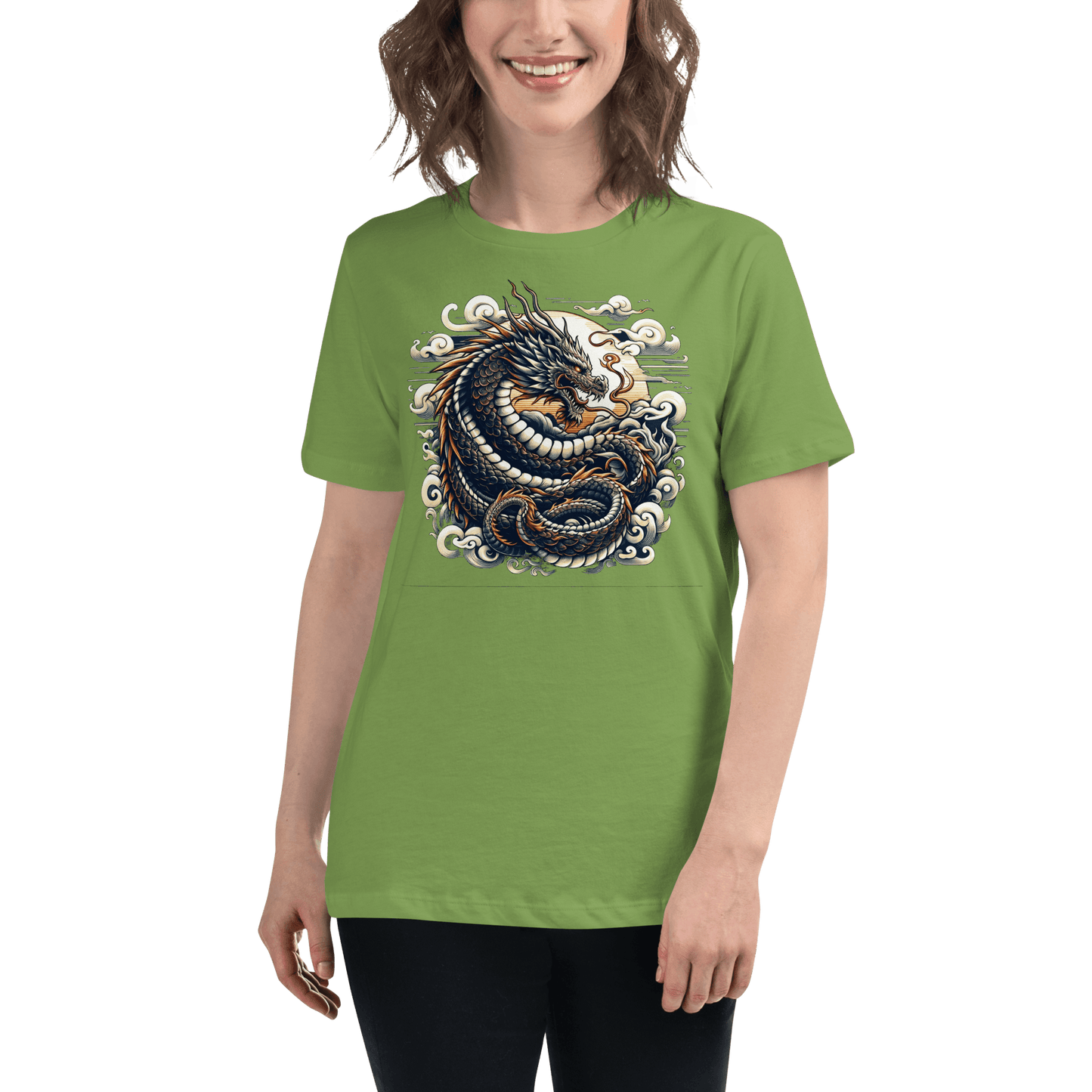 Loose ladies T-shirt "Dragon"