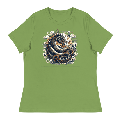 Loose ladies T-shirt "Dragon"