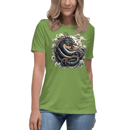 Loose ladies T-shirt "Dragon"