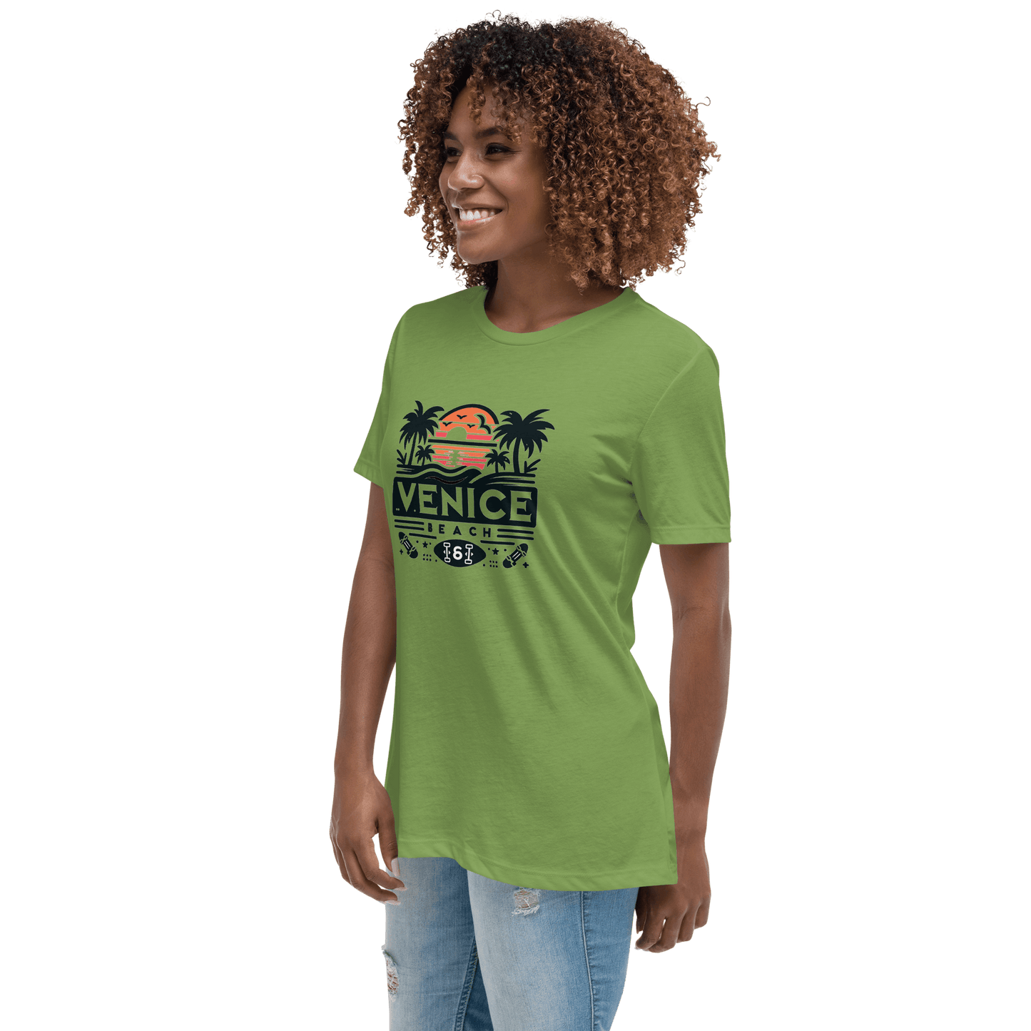 Lockeres Damen T-Shirt "Venice Beach" - Artexio