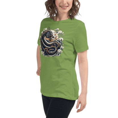 Loose ladies T-shirt "Dragon"