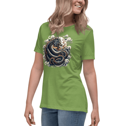 Loose ladies T-shirt "Dragon"