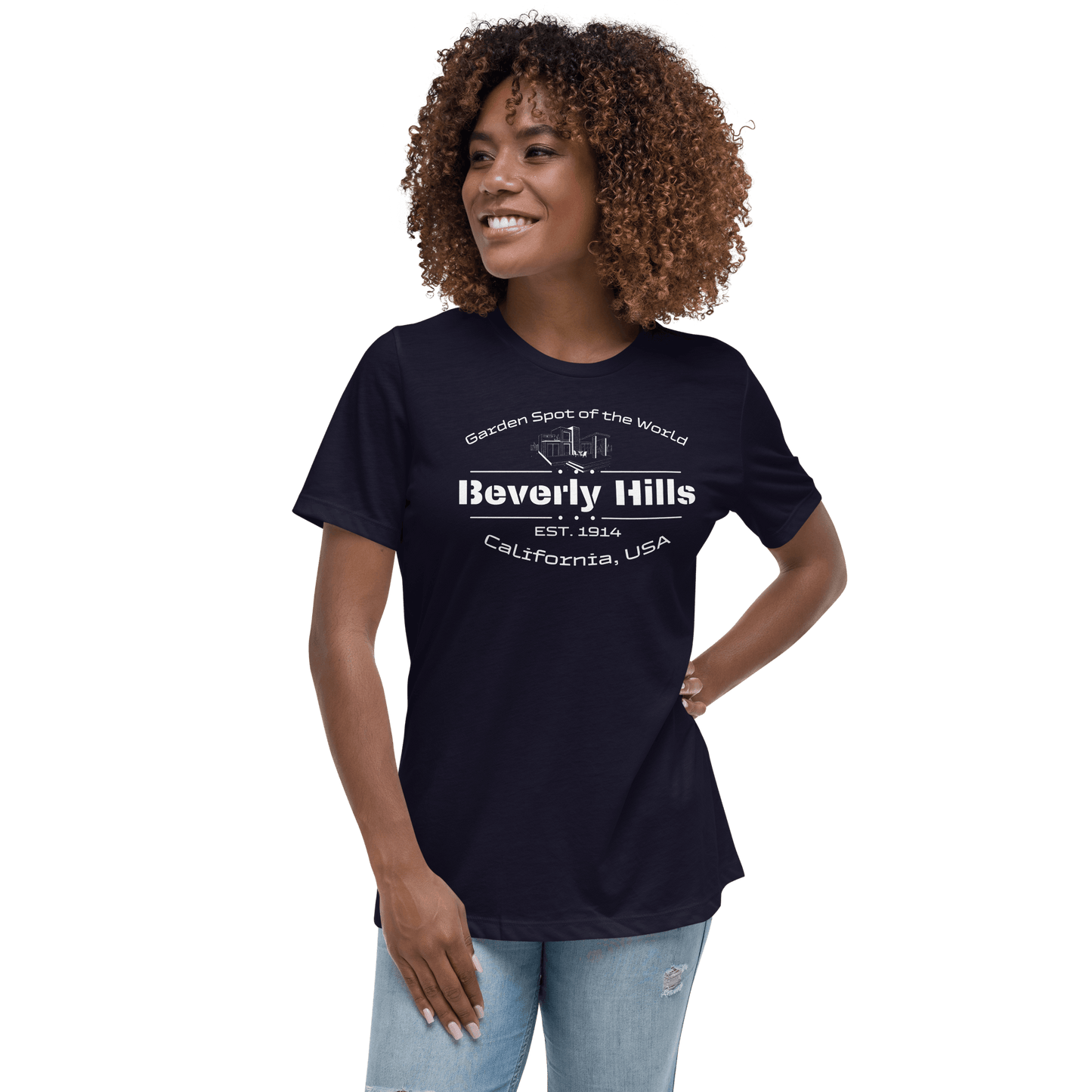 Lockeres Damen T-Shirt "Beverly Hills" - Artexio