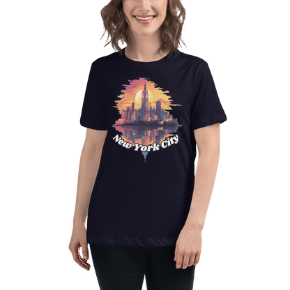 Lockeres Damen T-Shirt "New York City" - Artexio