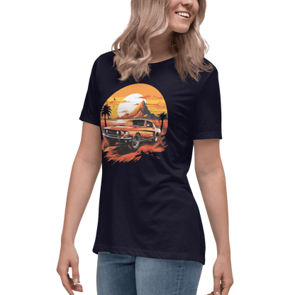 Lockeres Damen-T-Shirt "Ford Mustang" - Artexio