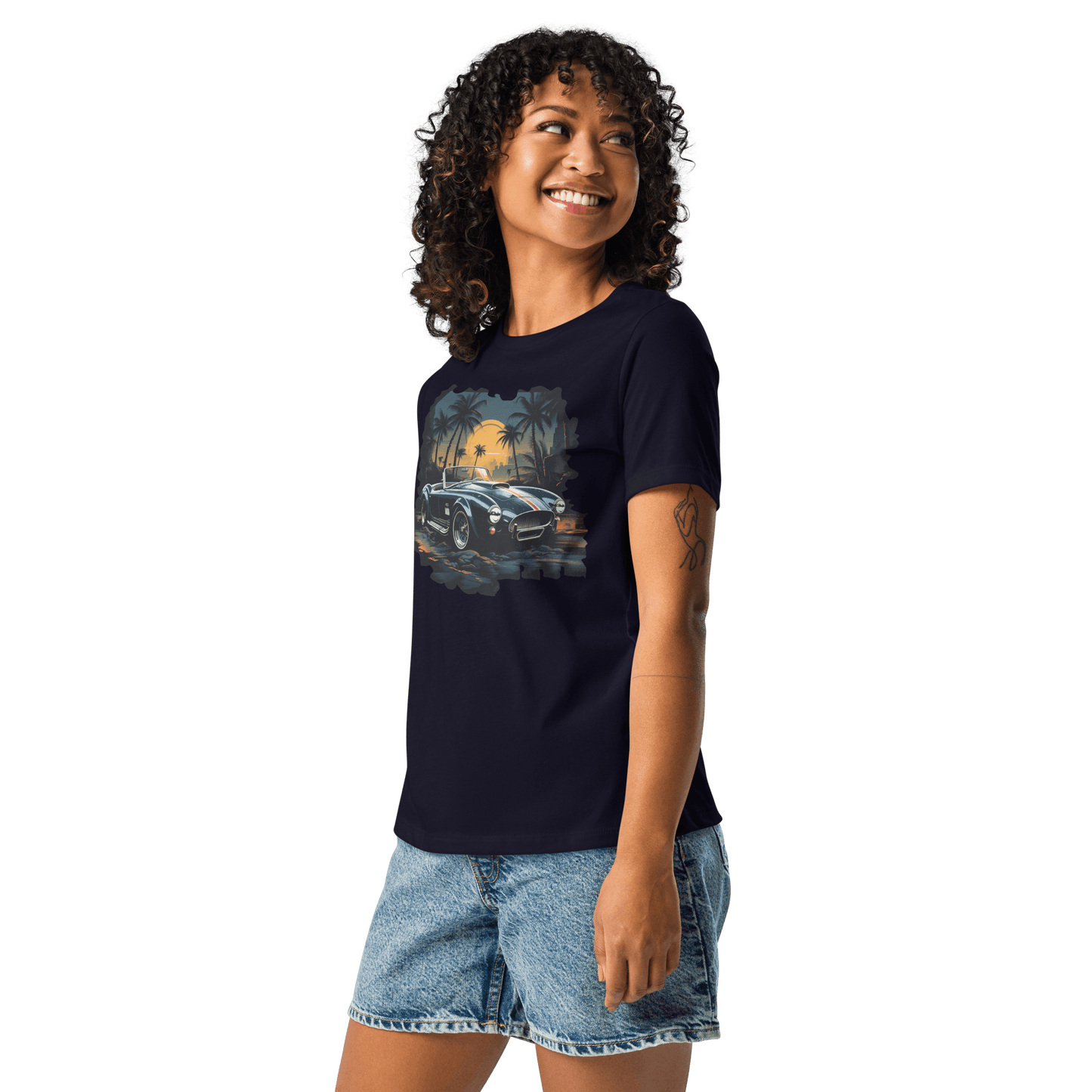 Lockeres Damen T-Shirt "Shelby Cobra" - Artexio