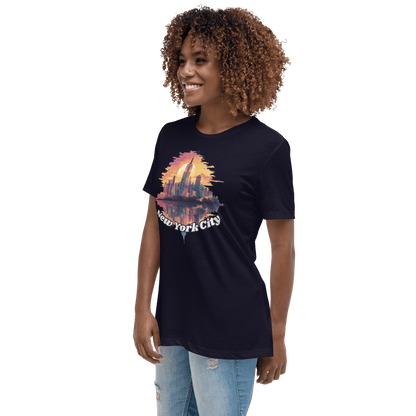 Lockeres Damen T-Shirt "New York City" - Artexio