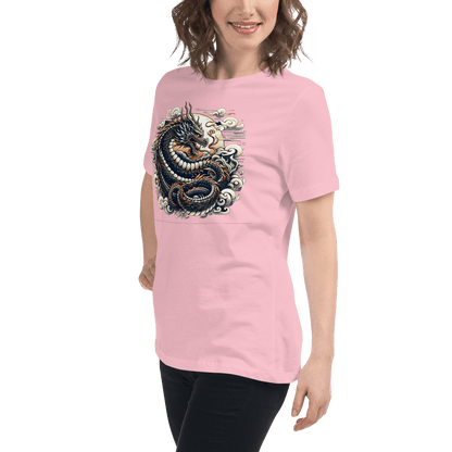 Loose ladies T-shirt "Dragon"