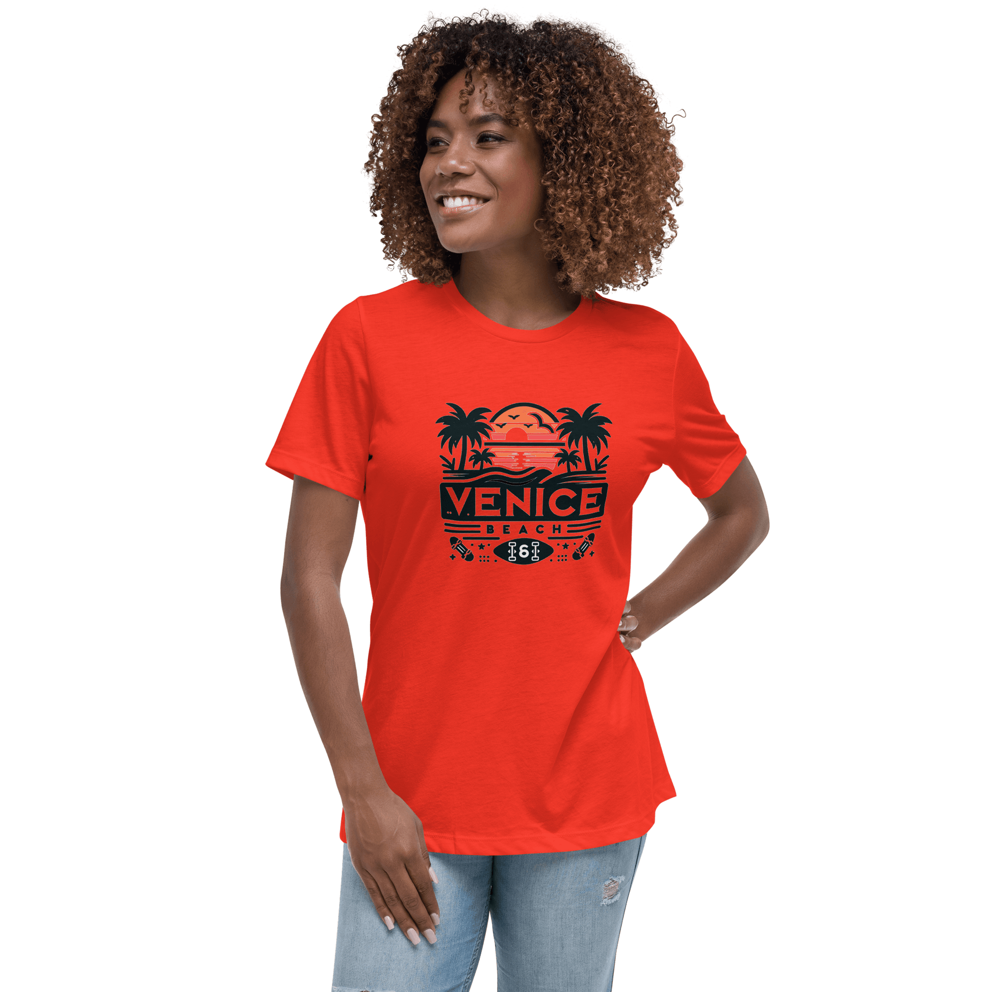 Lockeres Damen T-Shirt "Venice Beach" - Artexio