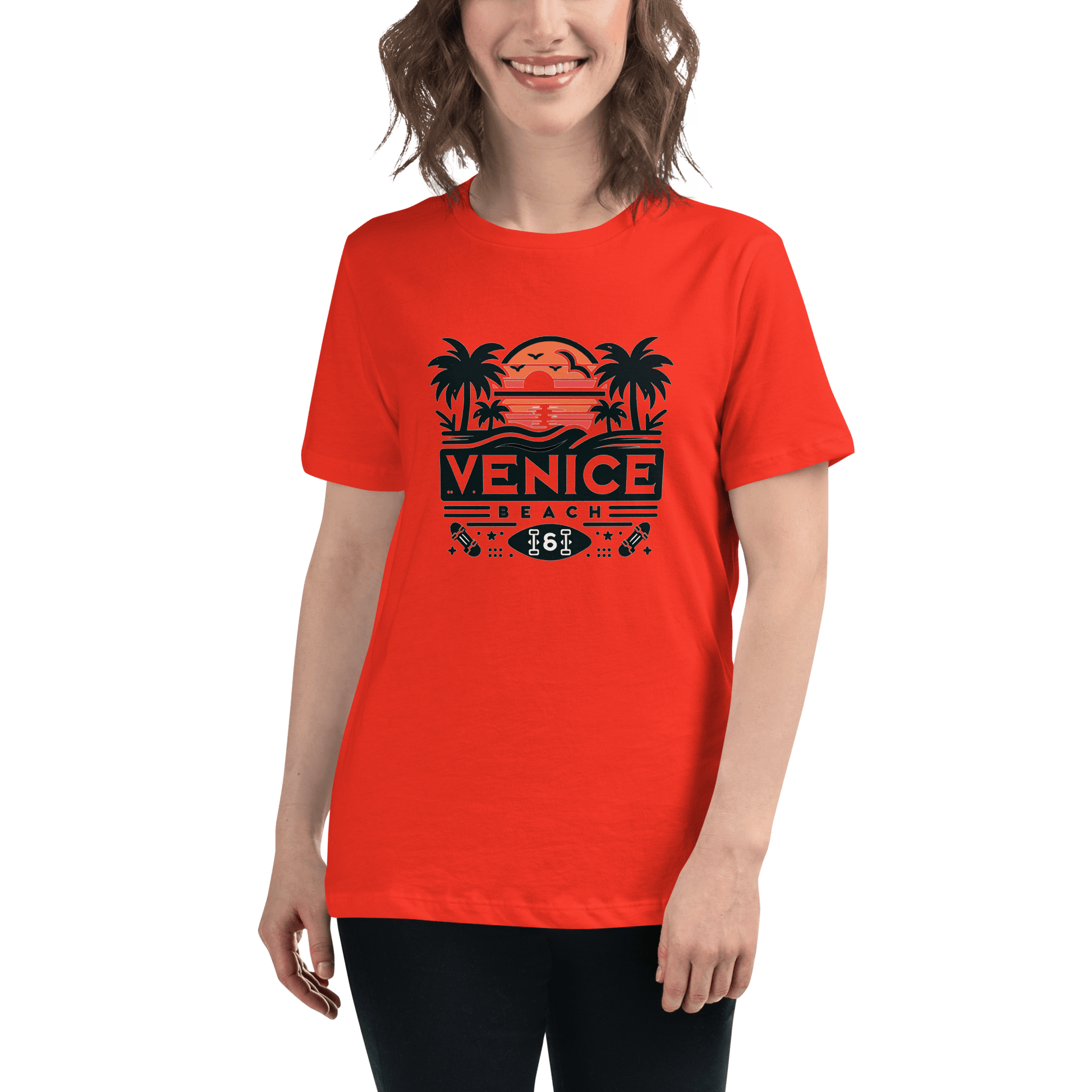 Lockeres Damen T-Shirt "Venice Beach" - Artexio