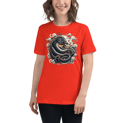 Loose ladies T-shirt "Dragon"