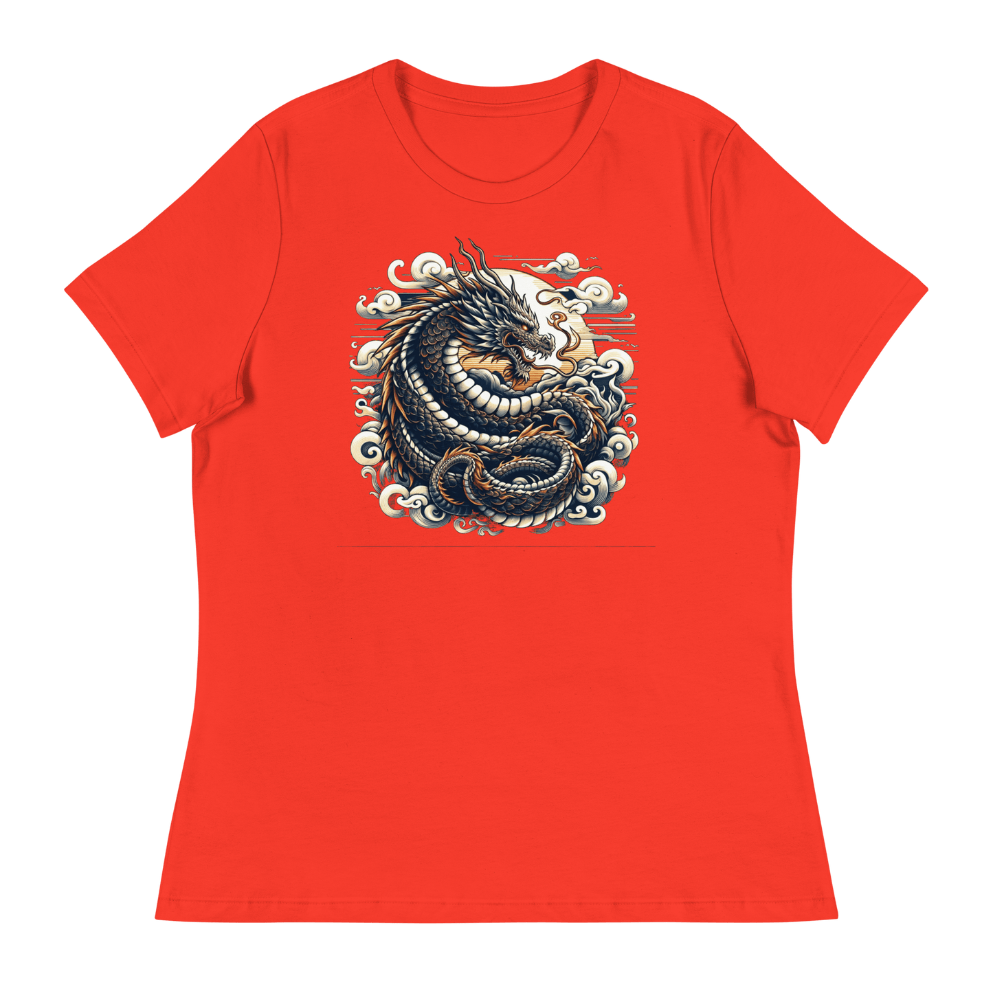 Loose ladies T-shirt "Dragon"