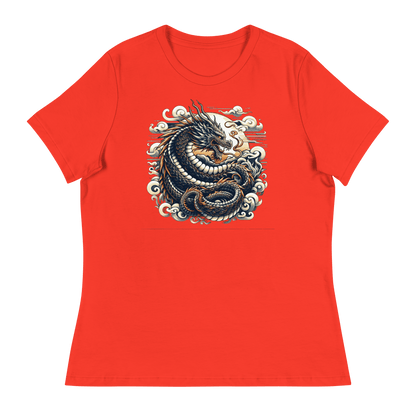 Loose ladies T-shirt "Dragon"