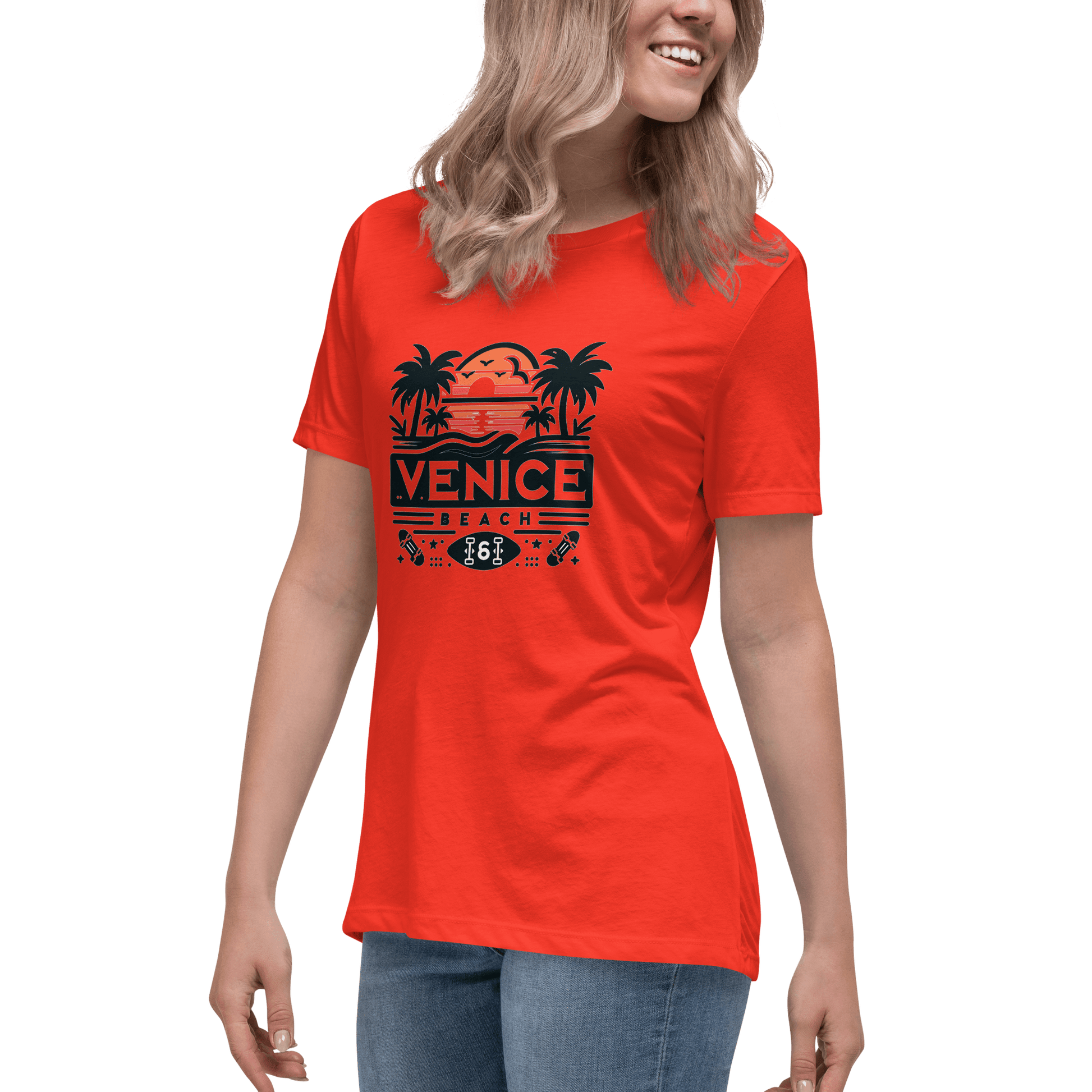 Lockeres Damen T-Shirt "Venice Beach" - Artexio