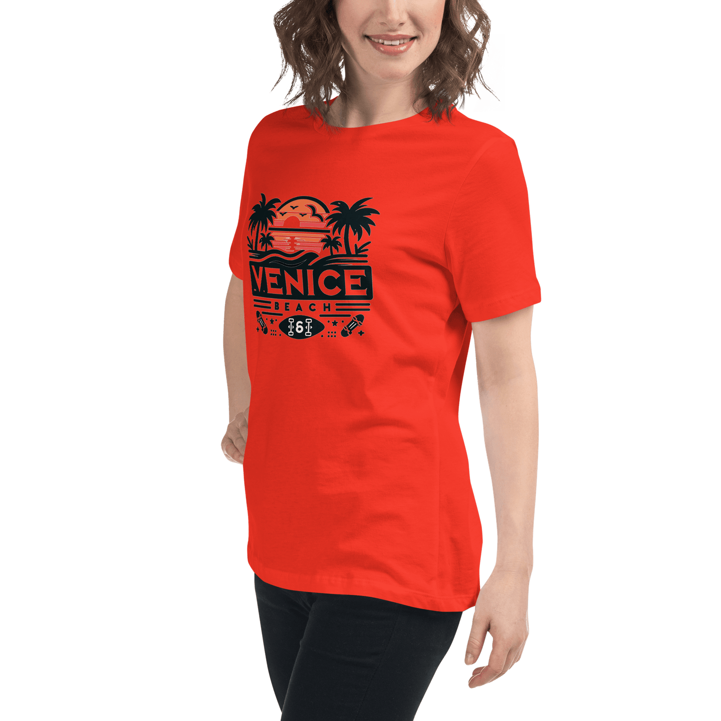 Lockeres Damen T-Shirt "Venice Beach" - Artexio