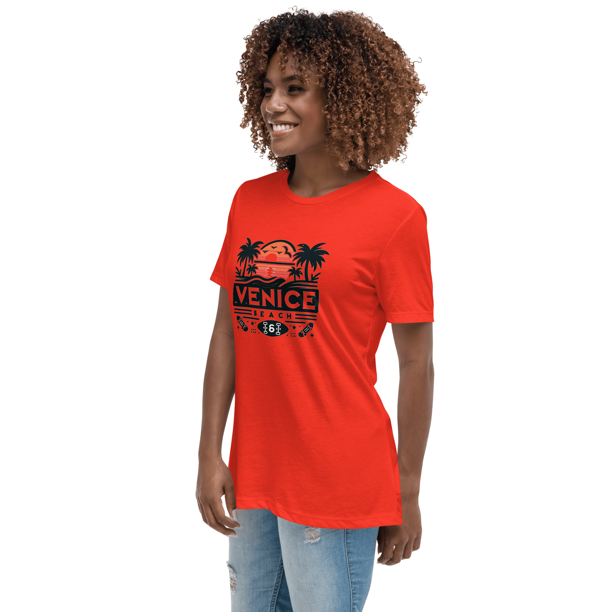 Lockeres Damen T-Shirt "Venice Beach" - Artexio