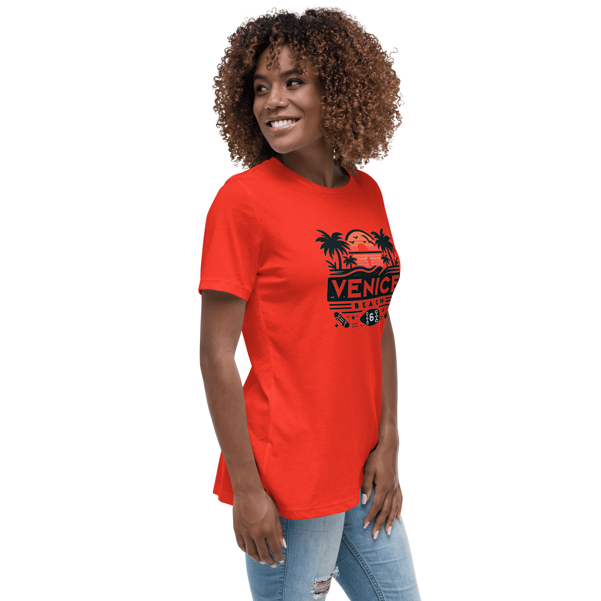 Lockeres Damen T-Shirt "Venice Beach" - Artexio