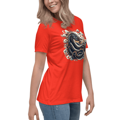 Loose ladies T-shirt "Dragon"