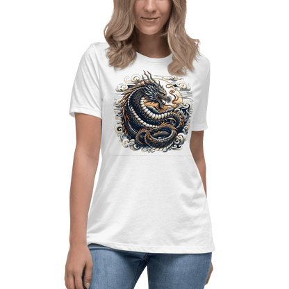 Loose ladies T-shirt "Dragon"