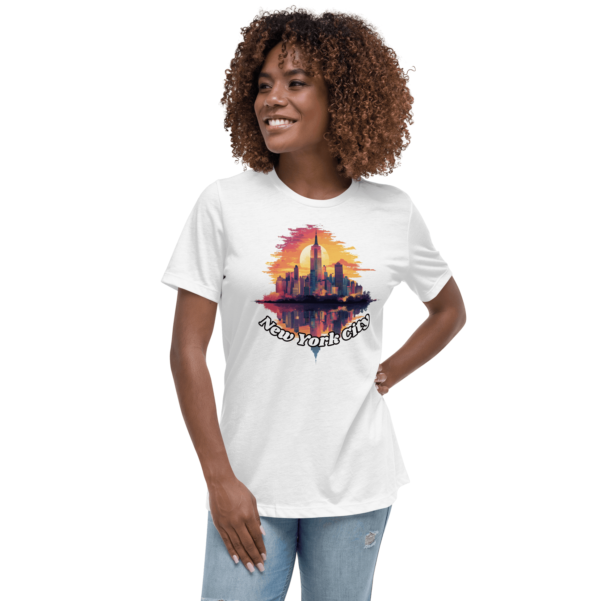 Lockeres Damen T-Shirt "New York City" - Artexio