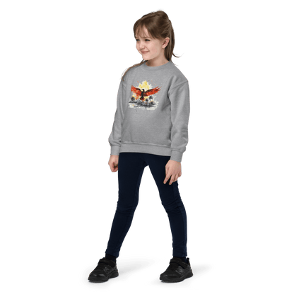 Sweatshirt mit Rundhalsausschnitt für Jugendliche "Firebird" - Artexio