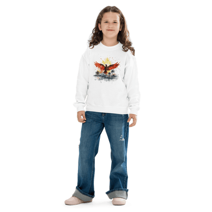 Sweatshirt mit Rundhalsausschnitt für Jugendliche "Firebird" - Artexio