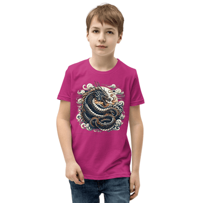 Kurzärmeliges T-Shirt für Jugendliche "Drache" - Artexio