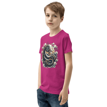 Kurzärmeliges T-Shirt für Jugendliche "Drache" - Artexio