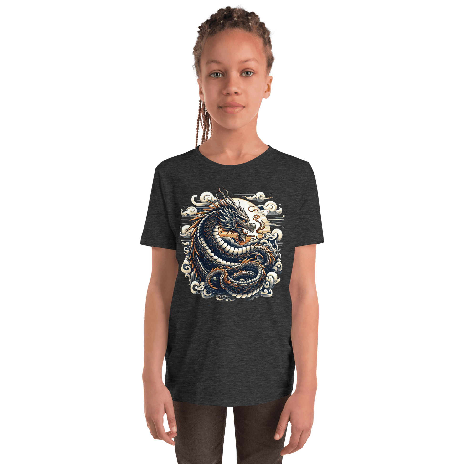 Kurzärmeliges T-Shirt für Jugendliche "Drache" - Artexio