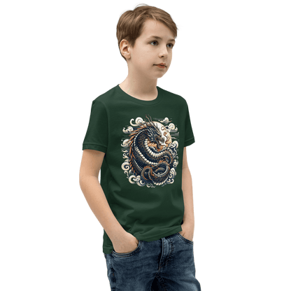 Kurzärmeliges T-Shirt für Jugendliche "Drache" - Artexio