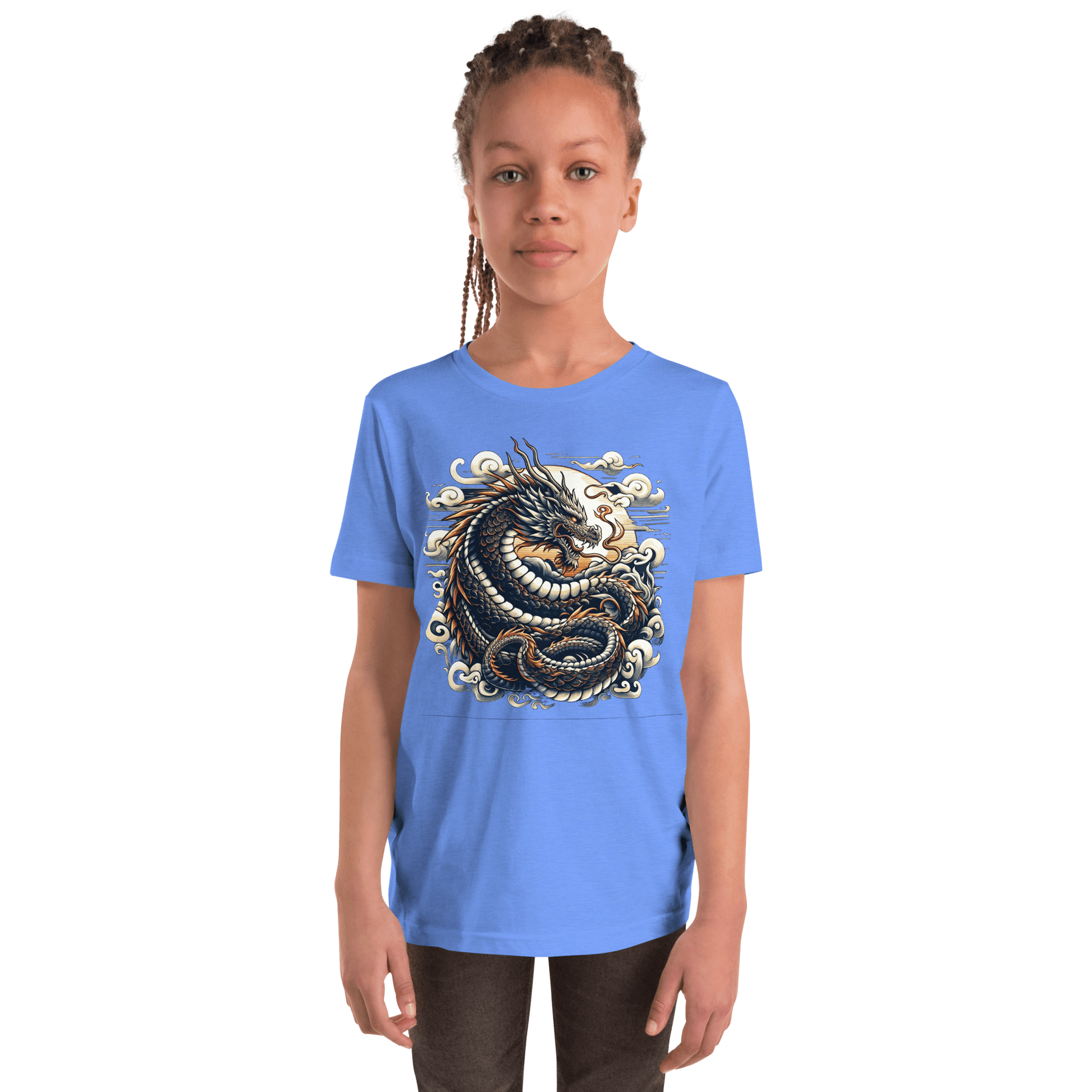 Kurzärmeliges T-Shirt für Jugendliche "Drache" - Artexio