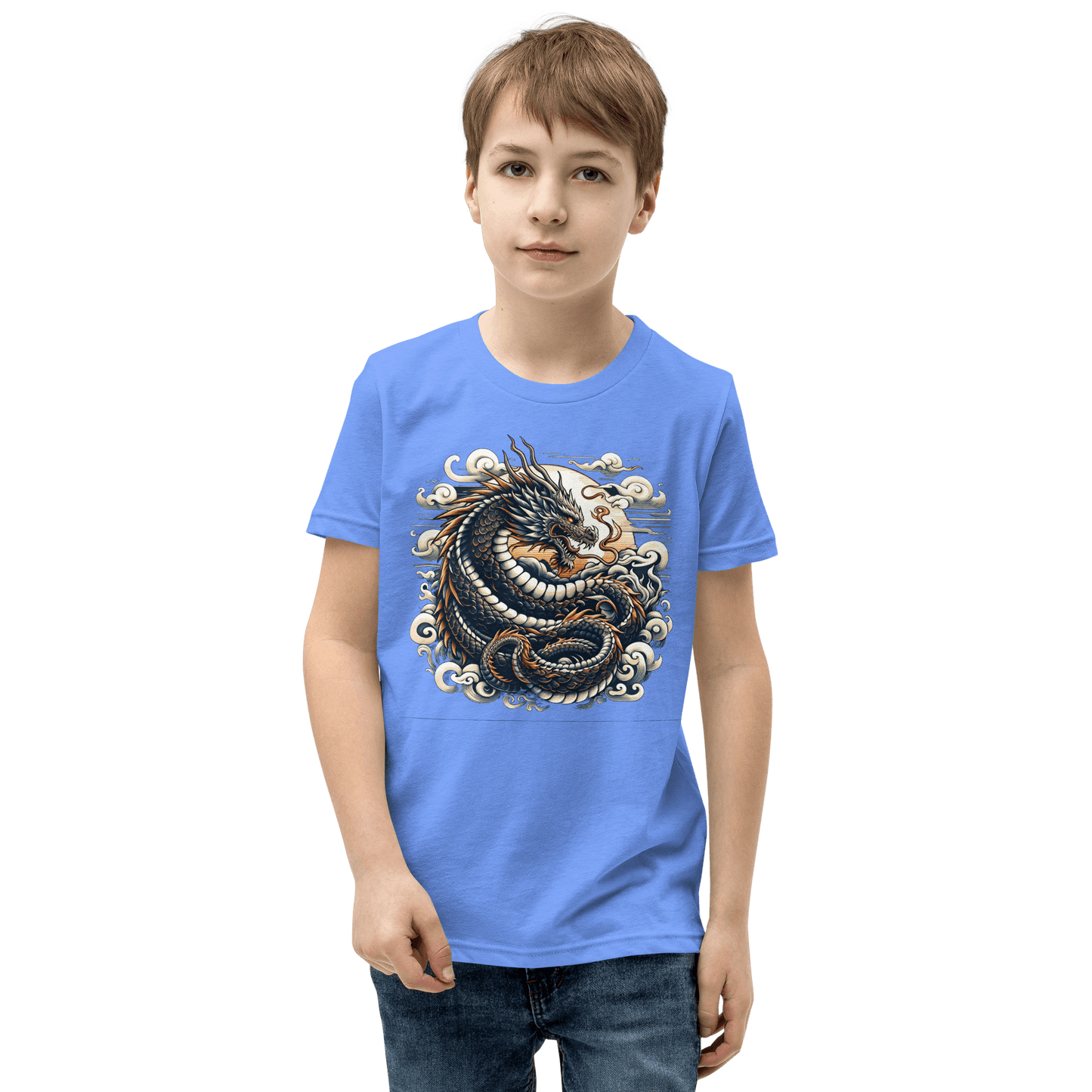 Kurzärmeliges T-Shirt für Jugendliche "Drache" - Artexio